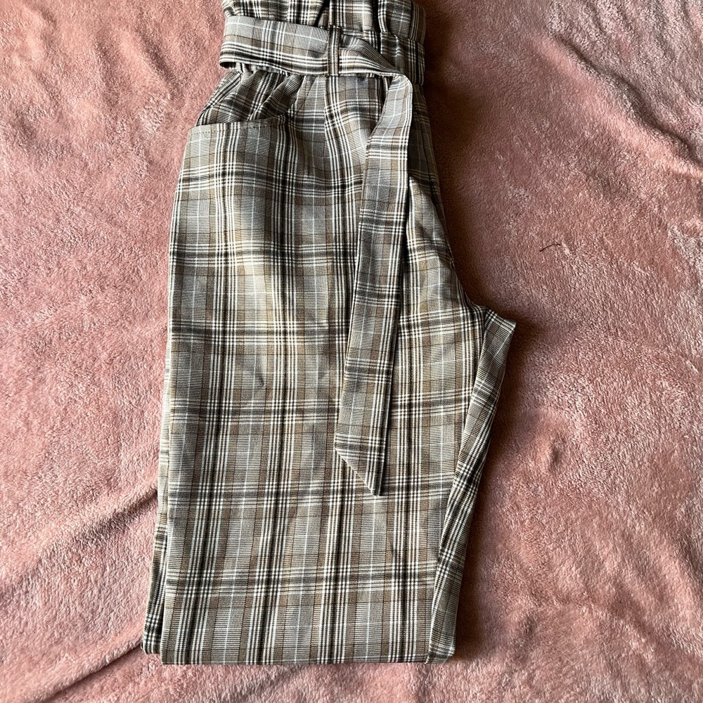 Plaid Long Pants